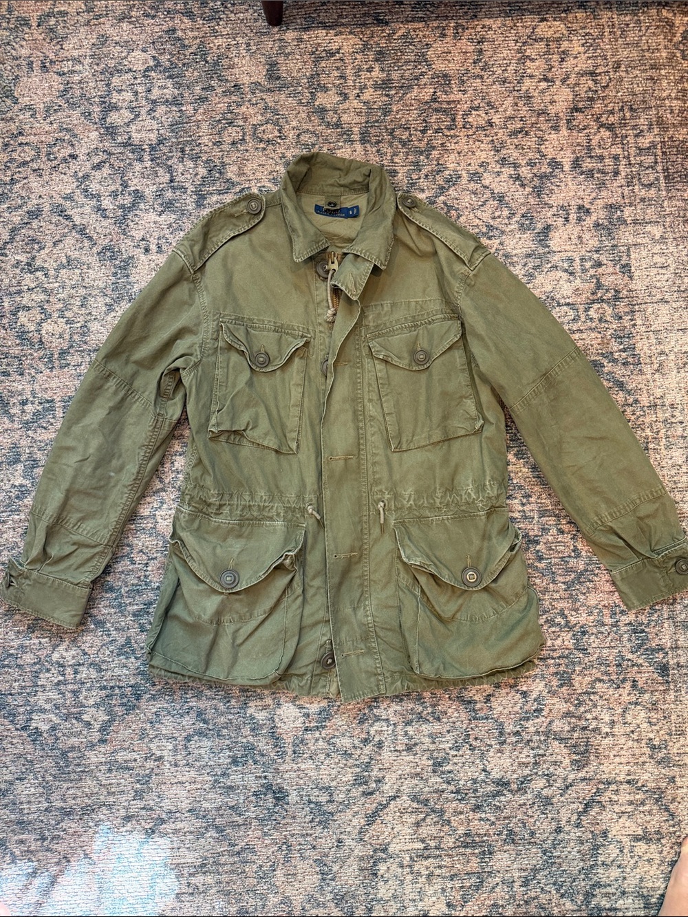 Polo by Ralph Lauren Olive Utility Military Field Jacket
